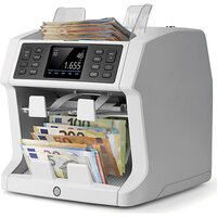 Geldzählmaschine für unsortierte Zählung mit Sortierfunktion
