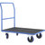 Carro de plataforma con manija, L x A de las camas 1250 x 800 mm, completamente elásticas.