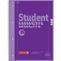 Kollegblock Student Colour Code A4 90g/qm 80 Blatt purple Lineatur 27