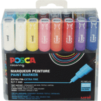 Fasermaler Uni Posca PC-1MC 0,7 sortiert VE=16 Stück