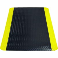 Arbeitsplatzmatte Yoga Deck Ultra 60x90cm schwarz/gelb