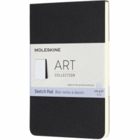 Skizzenblock Pocket A6 120g/qm Kartoneinband schwarz