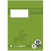 Schulheft Premium A4 32 Blatt blanko