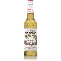 Monin Hazelnut Syrup Sugar and Gluten Free Made from Natural Ingredients - 1L