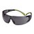 3M™ SecureFit™ 400 Schutzbrille, schwarze/grüne Bügel, Antikratz-/Anti-Fog-Beschichtung, graue Scheibe, SF402AS/AF-EU
