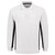 Tricorp polosweater Bi-Color - Workwear - 302001 - wit/donkergrijs - maat 3XL