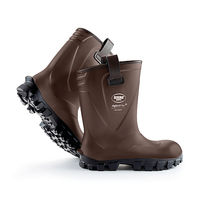 RIGLITEX FUR BOOTS 1PR BROWN 10.5 14