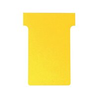 Nobo T-Card Size 3 80 x 120mm Yellow (Pack of 100) 2003004