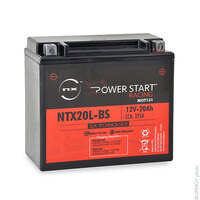 Batterie(s) Batterie moto YTX20L-BS / NTX20L-BS 12V 20Ah