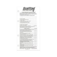 Scafftag® The Yellow Book - Inspection report - Pack of 100