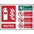 Fire Extinguisher Composite - Water Sign