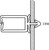 Kabelhalter 15x5.25x17.7 mm, geschlossen, Rundloch, Spreizanker, natur