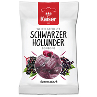 Kaiser Schwarzer Holunder, Bonbons, 90g Beutel