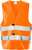 High Vis Weste Kl. 2 501 H Warnschutz-orange Gr. M/L