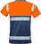 High Vis T-Shirt Kl.1, 7518 THV Warnschutz-orange/marine - Rückansicht