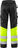 High Vis Green Hose Damen Kl. 1, 2652 GPLU Warnschutz-gelb/schwarz - Rückansicht