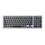 Wireless Membrane Keyboard UGREEN KU005 2.4G+BT (Silver-black)