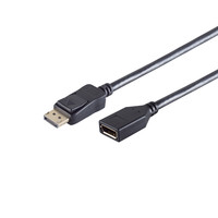 Displayportkabel-DisplayPort 1.2 Verlängerungskabel, 4K, 0,5m