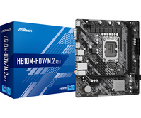 H610M-HDV/M.2 R2.0 Motherboard, Intel Socket 1700,Supports 14th, 13th & 12th Gen