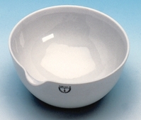 1000ml Evaporating basins porcelain with spout round bottom medium form