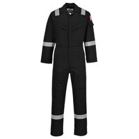 PORTWEST FR50BKRXL FR ANTISTATIC COVERALL BLACK SIZE XL