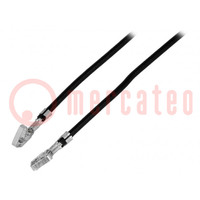 Cable; KK 254 female; Len: 0.3m; 22AWG; Contacts ph: 2.54mm