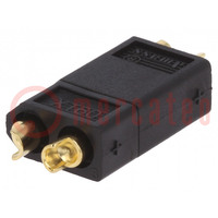 Accessories: power connector; black; PIN: 2; 65A