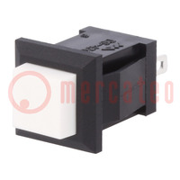 Switch: push-button; Pos: 2; SPST-NO; 0.5A/250VAC; OFF-(ON); 1.5kV