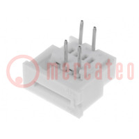 Connector: FFC/FPC; angled 90°; PIN: 4; top contacts,ZIF; THT; 200V