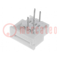 Conector: FFC/FPC; angulares 90°; PIN: 4; THT; 200V; 1A; estaneado