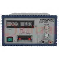Power supply: laboratory; adjustable,multi-channel; 30VDC; 5A