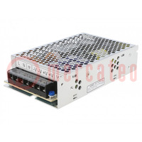 Power supply: switched-mode; for building in,modular; 100W; 20A