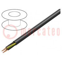 Cable; ÖLFLEX® CLASSIC 110 BK; 4G0,75mm2; sin blindaje; Cu; negro