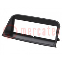 Radio frame; Peugeot; 1 DIN; black