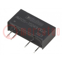 Converter: DC/DC; 1W; Uin: 13.5÷16.5V; Uout: 24VDC; Iout: 42mA; SIP7