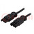 Cable: mains; GST18; 16A; 250V; ways: 3; black; straight; Layout: 1x3