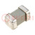 Fuse: fuse; time-lag; 400mA; 250V; SMD; ceramic; 8x4.5x4.5mm; brass
