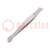 Tweezers; 105mm; for precision works; Blade tip shape: shovel