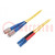 Patch cord en fibre optique; FC/UPC,LC/UPC; 1m; jaune; Gold