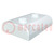 Enclosure: wall mounting; X: 80mm; Y: 120mm; Z: 25mm; ABS; white