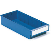 TRESTON Schublade, stapelbar, gewellter Boden, Außenmaß (BxHxT): 18,6 x 8,2 x 40,0 cm Version: 06 - blau