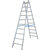 Sprossen-DoppelLeiter, (Alu), Arbeitshöhe 4,35 m,Leiternhöhe 2,75 m, Gewicht 10,9 kg