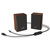 Genius głośniki SP-HF380 BT, 2.0, 3W, brązowo-czarny, regulacja głośności, BT, drewniane, 3,5 mm jack (USB), 150Hz-20kHz