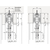 Skizze zu Set ferramenta HAWA-Junior 120/GP s.binario scorrimento, per ESG/VSG 8 - 12 mm