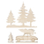 Produktfoto: Holzmotive Bäume und Auto, FSC100%