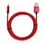 Kabel USB-USB C 1.5m rubinowy sznurek