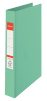 Ringbuch Colour'Breeze, A4, PP, Hartpappe, Hardcover, 2 Ringe, 25mm, grün