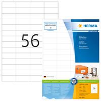 HERMA 4609 etiqueta autoadhesiva Rectángulo Permanente Blanco 11200 pieza(s)