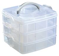 GRAINE CREATIVE 169603 Boîte de rangement Rectangulaire Plastique Transparent