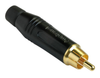 Amphenol ACPR-BLK cable gender changer RCA Black